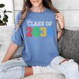 Class Of 2036 Grow With Me Graduation First Day Of School Women's Comfort Colors T-Shirt Blue Jean
