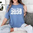 Class Of 2039 Senior 2039 Kindergarten To Graduation Women's Comfort Colors T-Shirt Blue Jean