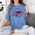 College University School Graduation Debt Loan Women's Comfort Colors T-Shirt Blue Jean
