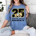 Criminal Justice Graduate Graduated Class Of 2025 Graduation Women's Comfort Colors T-Shirt Blue Jean