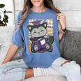 Cute Anime Fox Graduate Of A Class For Graduation Women's Comfort Colors T-Shirt Blue Jean