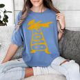 Dabbing Graduation Class Of 2018 T-Shirt School Colors Women's Comfort Colors T-Shirt Blue Jean