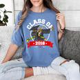 Dabbing Graduation Class Of 2018 TShirt History Month Women's Comfort Colors T-Shirt Blue Jean