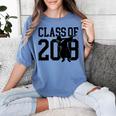 Dabbing Graduation Shirt Class Of 2018 Women's Comfort Colors T-Shirt Blue Jean
