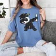 Dabbing Panda Bear Graduation Senior 2019 Shirt Women's Comfort Colors T-Shirt Blue Jean
