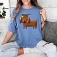Dachshund Graduation 2018 Dog Graduation Shirt For Men Women Kids Women's Comfort Colors T-Shirt Blue Jean