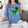 Dinosaur Rawr Diploma Graduate Graduation Women's Comfort Colors T-Shirt Blue Jean