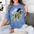 Dinosaur T Rex Rawr Last Day Of School Graduation Shirt Women's Comfort Colors T-Shirt Blue Jean