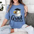 Eagle Grad Squad Class Of 2019 Graduation Women's Comfort Colors T-Shirt Blue Jean
