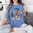 EdD Black Girls Doctor Of Education Graduation Black Women Women's Comfort Colors T-Shirt Blue Jean