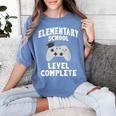 Elementary School Graduation Gamer Graduate Women's Comfort Colors T-Shirt Blue Jean