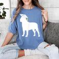 English Mastiff Graduation Dog Graduate Women's Comfort Colors T-Shirt Blue Jean