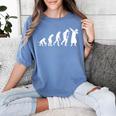 Evolution Of Dab Dabbing Dabbin' Graduation School T-Shirt Women's Comfort Colors T-Shirt Blue Jean