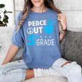 Fifth Grade Graduation Peace Out 5th Grade Boys Women's Comfort Colors T-Shirt Blue Jean