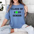 FUN CLASS OF 2020 SENIOR TENNIS GRADUATION GIFT SHIRT Women's Comfort Colors T-Shirt Blue Jean