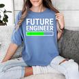 Future Engineer Loading Bar Cool Graduation Women's Comfort Colors T-Shirt Blue Jean