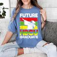Future HBCU African American Gradute Graduation Women's Comfort Colors T-Shirt Blue Jean