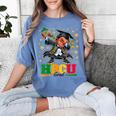 Future HBCU Grad Dabbing Kid Graduation For Boys Kids Women's Comfort Colors T-Shirt Blue Jean