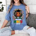 Future HBCU Grad Graduation Students Girl Kids Women's Comfort Colors T-Shirt Blue Jean