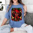 Future HBCU Grad History Girl Graduation HBCU Women's Comfort Colors T-Shirt Blue Jean
