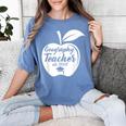 Geography Teacher Est 2018 School Graduation T Shirt Women's Comfort Colors T-Shirt Blue Jean