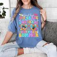 Goodbye 1st Grade Graduation To 2nd Grade But First Summer Women's Comfort Colors T-Shirt Blue Jean