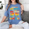 Goodbye 2nd Grade Graduation To 3rd Grade Hello Summer Kids Women's Comfort Colors T-Shirt Blue Jean