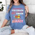 Goodbye 7th Grade Graduation To 8th Grade Hello Summer Women's Comfort Colors T-Shirt Blue Jean