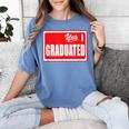 Graduate Class Of 2025 Senior Graduation End Of School Year Women's Comfort Colors T-Shirt Blue Jean