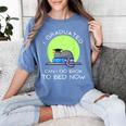 I Graduated Can I Go Back To Bed Now Cat Graduation For Men Women Girls Kids Women's Comfort Colors T-Shirt Blue Jean