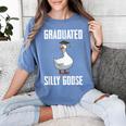 Graduated Silly Goose Student Graduation 2026 Grad Women's Comfort Colors T-Shirt Blue Jean