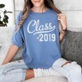 Graduation For Her Him 2019 Class Women's Comfort Colors T-Shirt Blue Jean