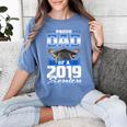 Graduation 2019 TShirt Proud Dad Of Senior Women's Comfort Colors T-Shirt Blue Jean