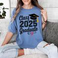 Graduation 2025 Senior 2025 Class Of 2025 Graduate Women's Comfort Colors T-Shirt Blue Jean