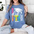 I Did It Graduation 2026 Graduate Class Of 2025 Senior 26 Women's Comfort Colors T-Shirt Blue Jean