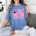Graduation 2027 Senior 2027 Class Of 2027 Coquette Pink Girl Women's Comfort Colors T-Shirt Blue Jean