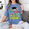Graduation Class 2018 Cap Gown Shirt Preschool Grad Proud Women's Comfort Colors T-Shirt Blue Jean