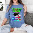 Graduation Class 2018 Cap Gown Shirt Preschool Graduate Women's Comfort Colors T-Shirt Blue Jean