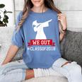 Graduation Class 2018 Dabbing College Grad Shirt Women's Comfort Colors T-Shirt Blue Jean