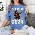 Graduation Class Of 2024 Bigfoot Graduated Seniors 2024 Women's Comfort Colors T-Shirt Blue Jean