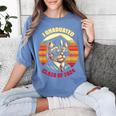 Graduation Day 2024 Graduate For School Degree College Cat Men Women Women's Comfort Colors T-Shirt Blue Jean