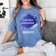 Graduation Graduated Electrical Engineering Degree Student Women's Comfort Colors T-Shirt Blue Jean