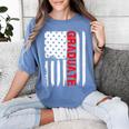 Graduation High School College Flag Graduate T Shirt 2018 Women's Comfort Colors T-Shirt Blue Jean