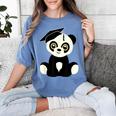 Graduation Panda Bear 2017 Graduate Graduation T-Sh Women's Comfort Colors T-Shirt Blue Jean