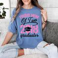 Graduation Shirt For Mom With Twins Proud Mom Of Two Women's Comfort Colors T-Shirt Blue Jean
