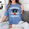 Graduation Shirt Preschool Graduate Tshirt Women's Comfort Colors T-Shirt Blue Jean