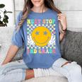Groovy Next Stop 2nd Grade 1st Grade Graduation 2025 Premium Women's Comfort Colors T-Shirt Blue Jean