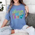 Happy Last Day Of School Student Teacher Graduation Women's Comfort Colors T-Shirt Blue Jean