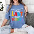 Happy Last Day Of School Teacher Women Student Graduation Women's Comfort Colors T-Shirt Blue Jean