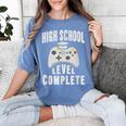 High School Graduation Shirt Gamer Graduation Women's Comfort Colors T-Shirt Blue Jean